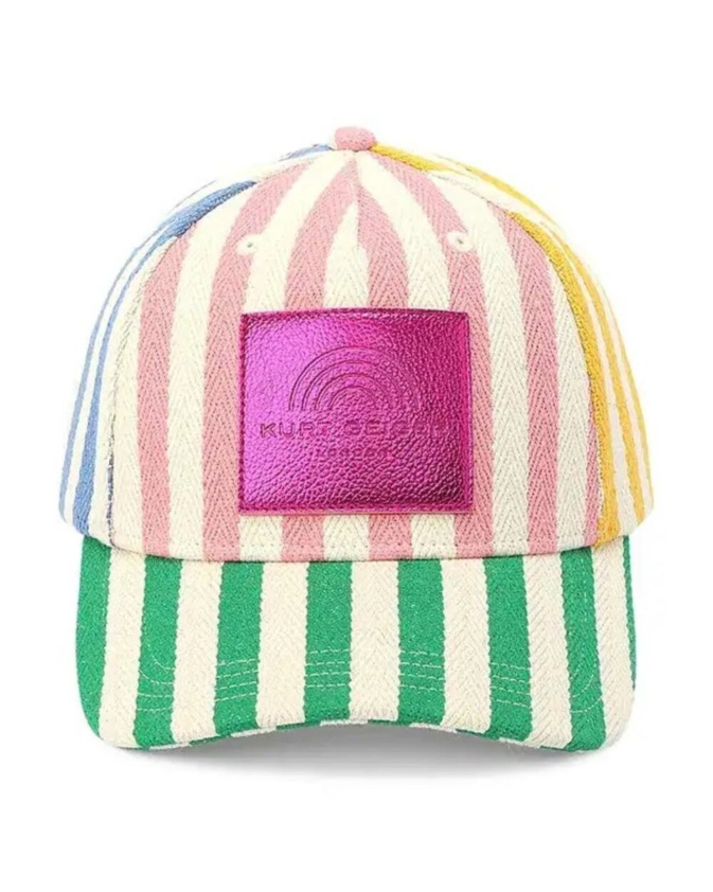 Kurt Geiger London Mixed Stripe Baseball Cap one size